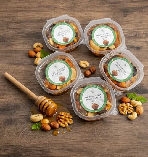 Honey Soared Mixed Nuts - Mini Bottle